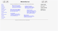 Desktop Screenshot of minimserver.com