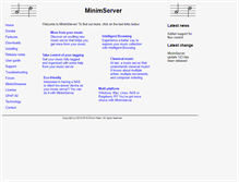 Tablet Screenshot of minimserver.com